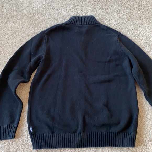 Chaps Holiday Zip Neck Sweater - Picture 3 of 3